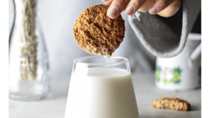 cookie and milk