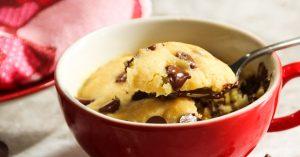 Homemade Microwave Chocolate Chip Cookie