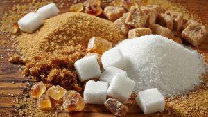 various types of sugar